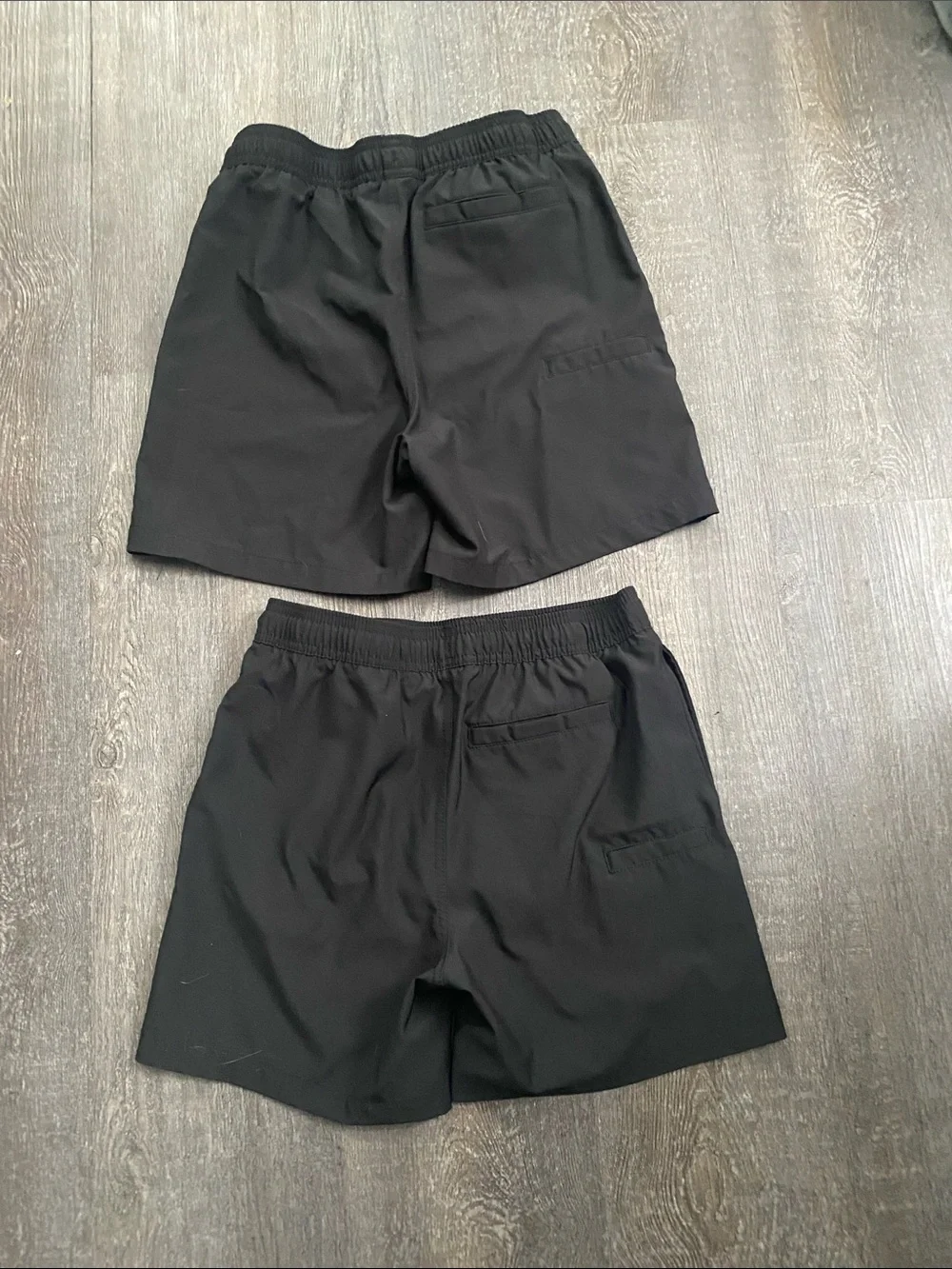 Huk boy’s Black Athletic or swim Shorts with gray Drawstring bundle XL and L